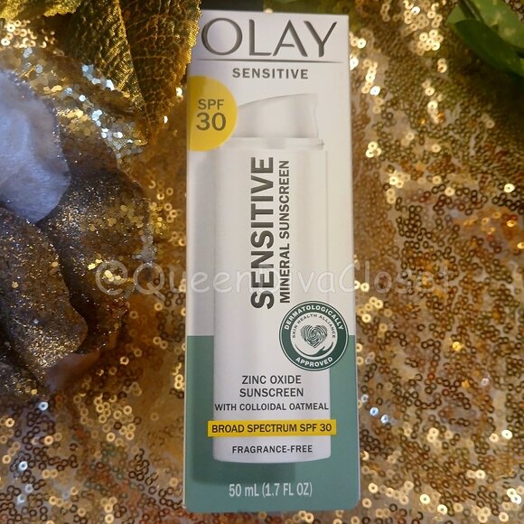 Olay Sensitive Mineral Sunscreen Facial Moisturizer SPF 30 50ML 1.7 oz EXP 06/25 - Picture 1 of 5